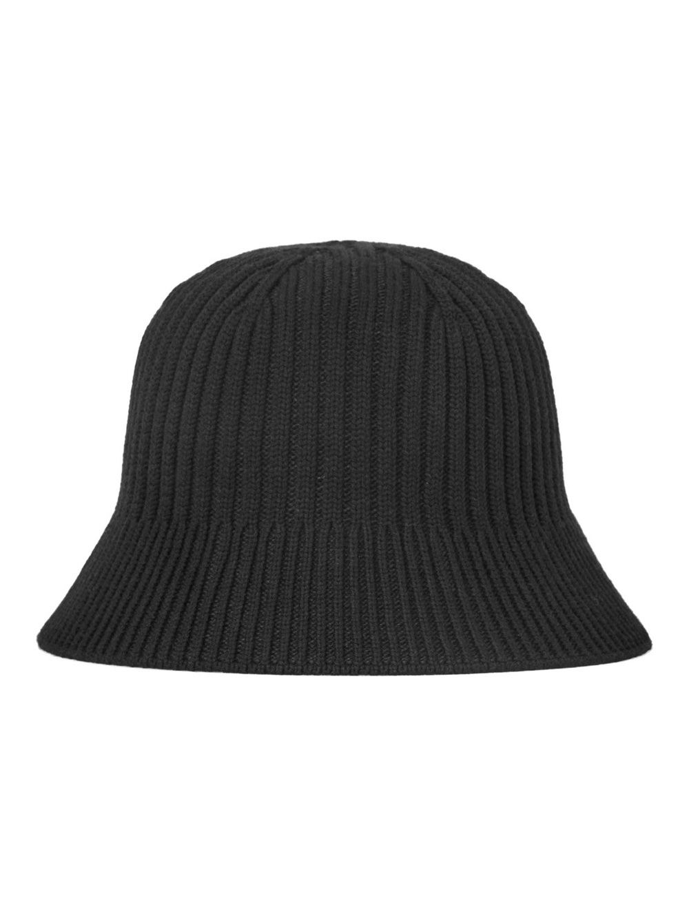 COS Ribbed Knit Bucket Hat - Black